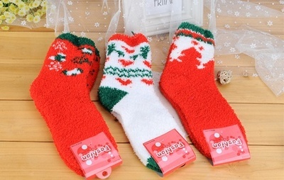 樂(lè)高家居毛絨圣誕襪3色組合裝 聚美優(yōu)品限時(shí)特賣，正品折扣不容錯(cuò)過(guò)